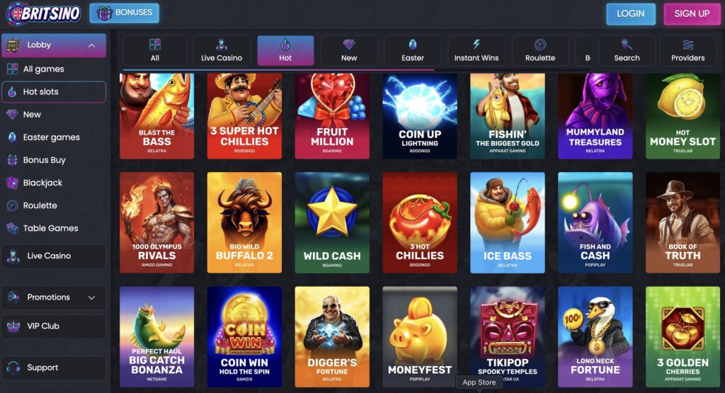 New credit card casino